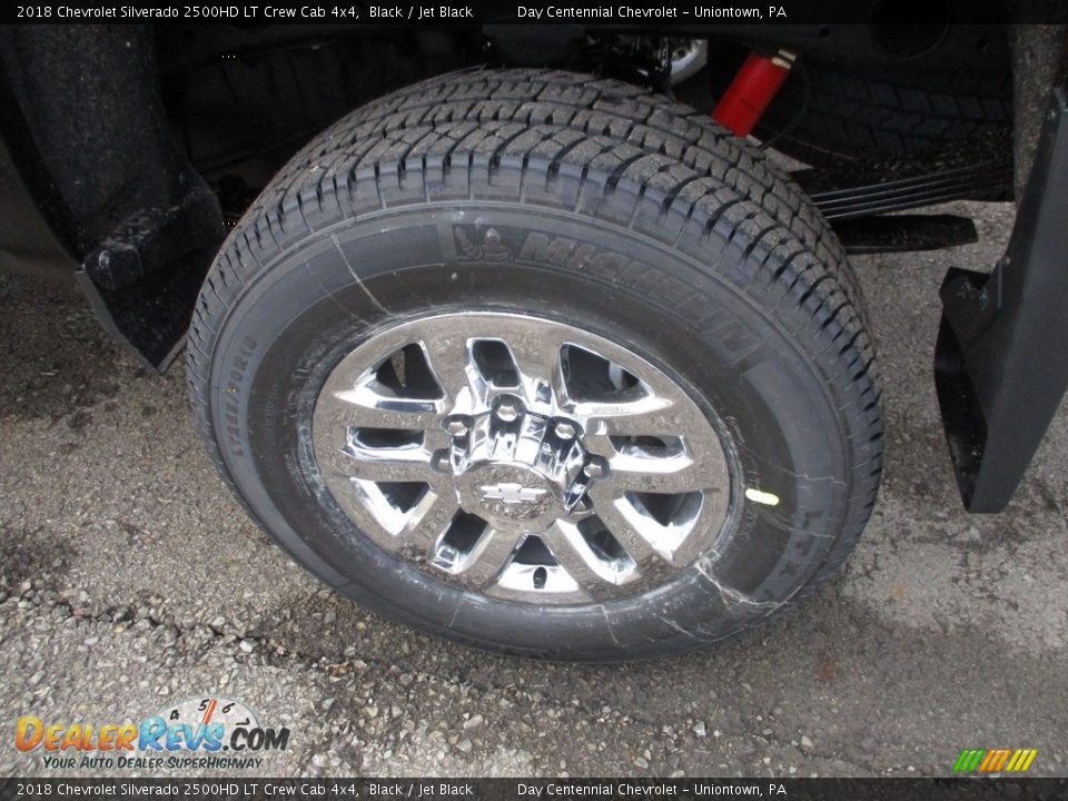 2018 Chevrolet Silverado 2500HD LT Crew Cab 4x4 Black / Jet Black Photo #7