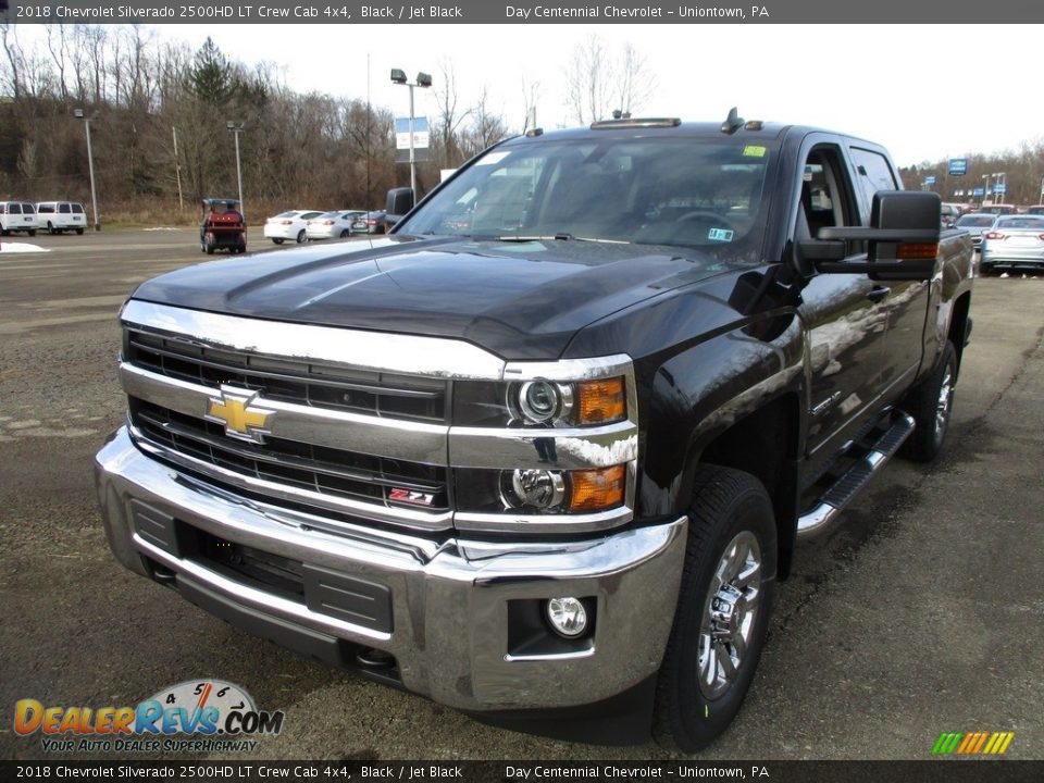 2018 Chevrolet Silverado 2500HD LT Crew Cab 4x4 Black / Jet Black Photo #9