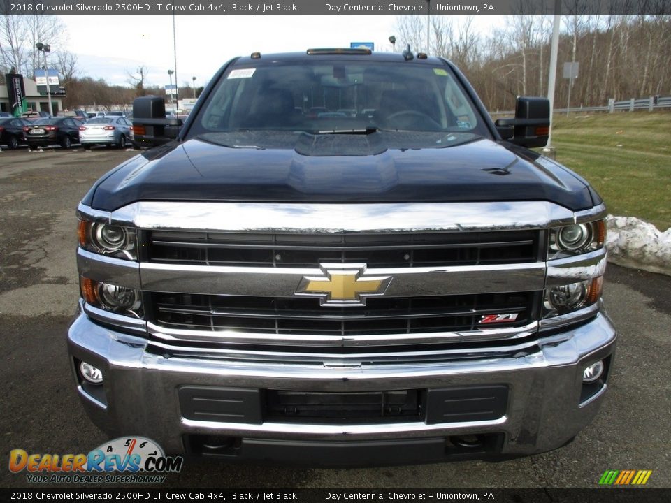 2018 Chevrolet Silverado 2500HD LT Crew Cab 4x4 Black / Jet Black Photo #10