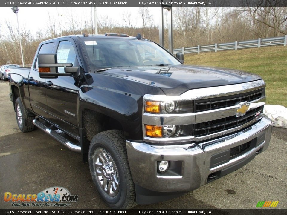2018 Chevrolet Silverado 2500HD LT Crew Cab 4x4 Black / Jet Black Photo #11