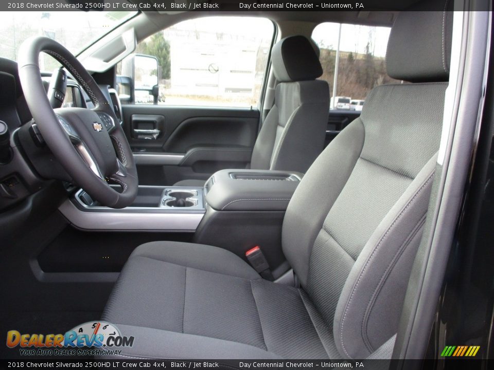 2018 Chevrolet Silverado 2500HD LT Crew Cab 4x4 Black / Jet Black Photo #17