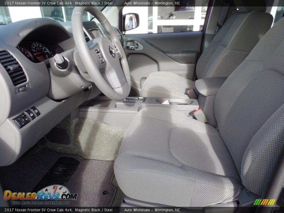 2017 Nissan Frontier SV Crew Cab 4x4 Magnetic Black / Steel Photo #11