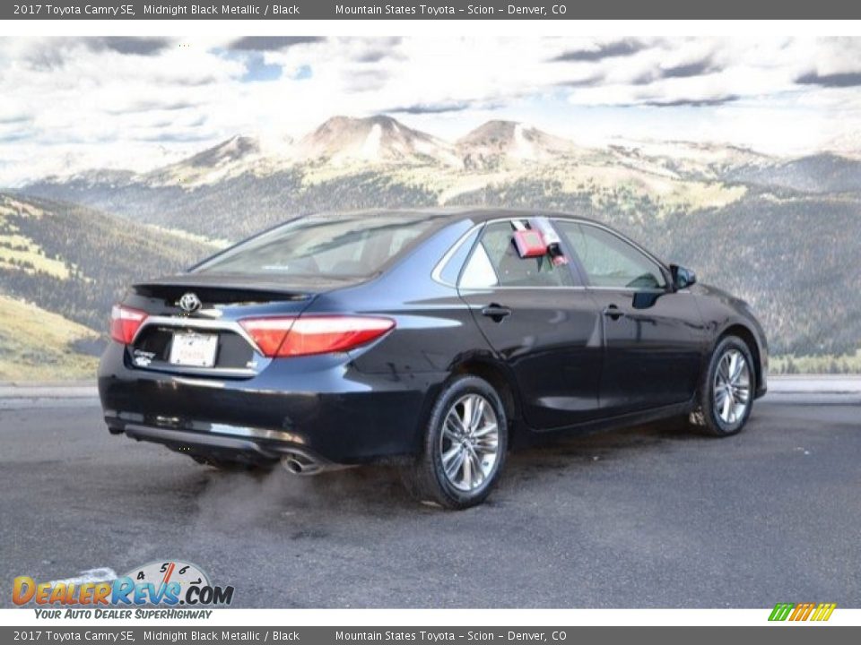 2017 Toyota Camry SE Midnight Black Metallic / Black Photo #3