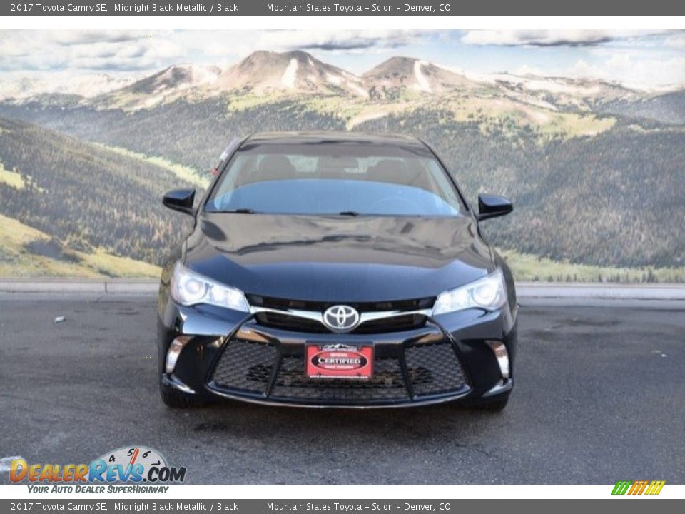 2017 Toyota Camry SE Midnight Black Metallic / Black Photo #4