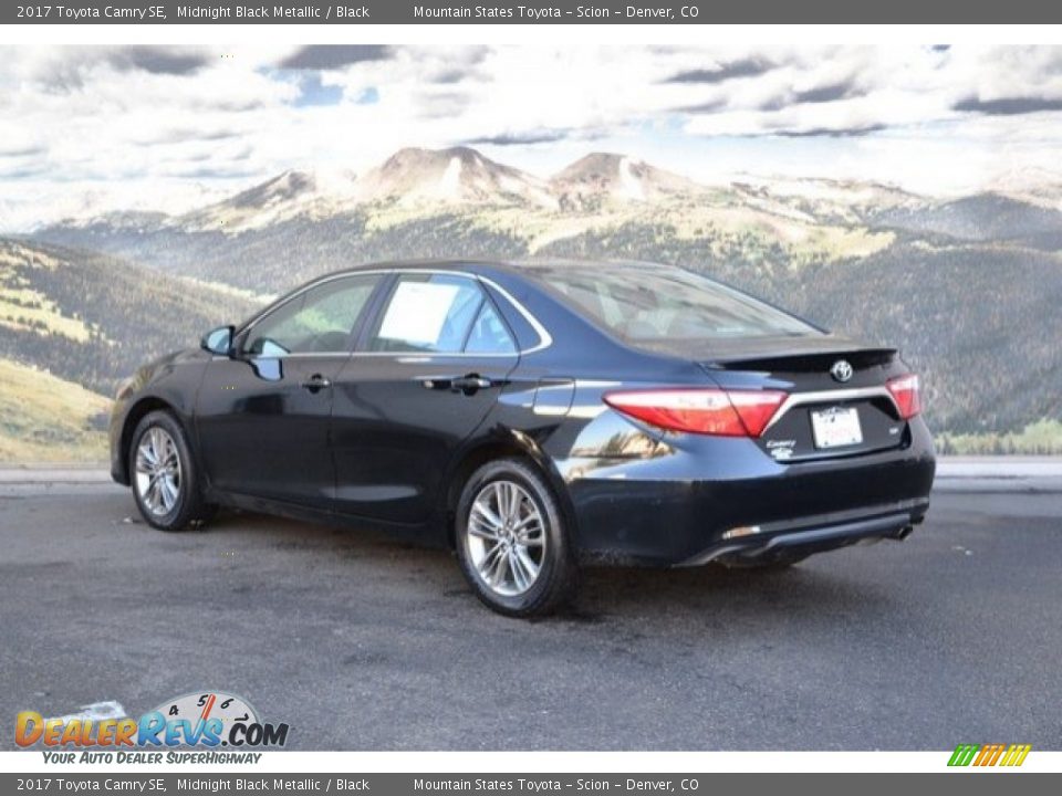 2017 Toyota Camry SE Midnight Black Metallic / Black Photo #8