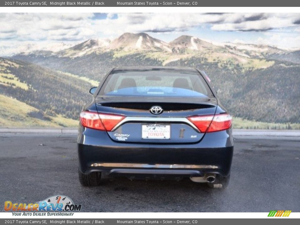 2017 Toyota Camry SE Midnight Black Metallic / Black Photo #9