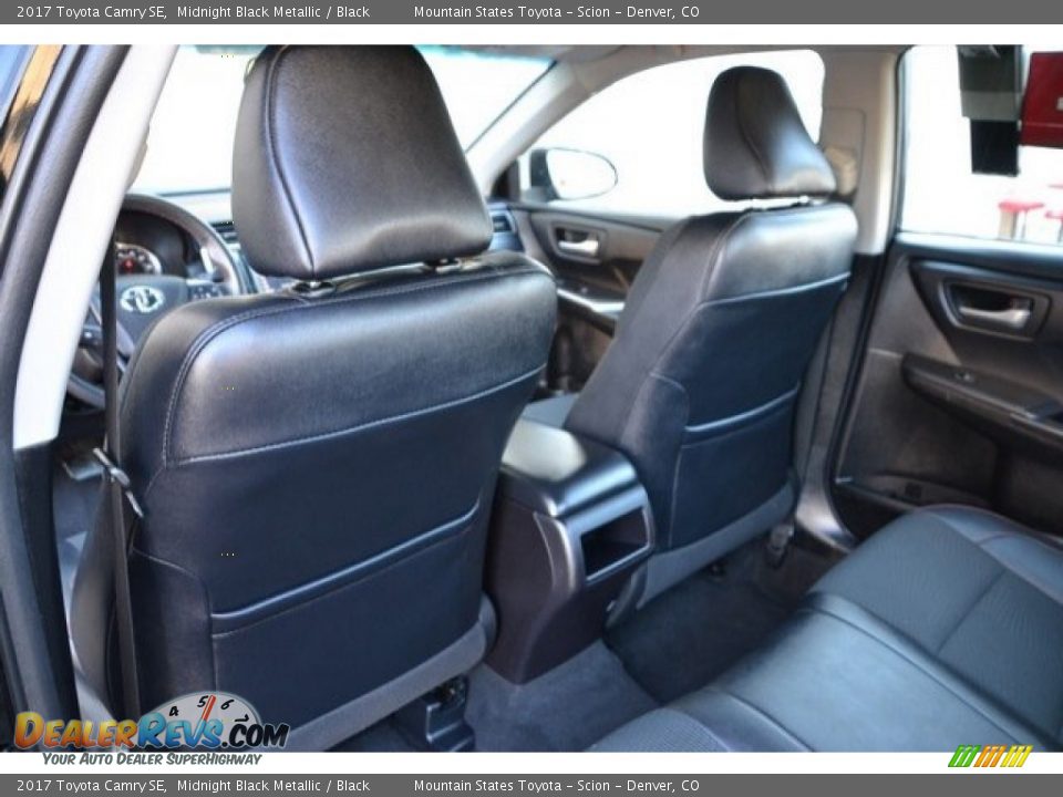 2017 Toyota Camry SE Midnight Black Metallic / Black Photo #19