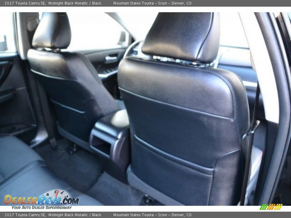 2017 Toyota Camry SE Midnight Black Metallic / Black Photo #20