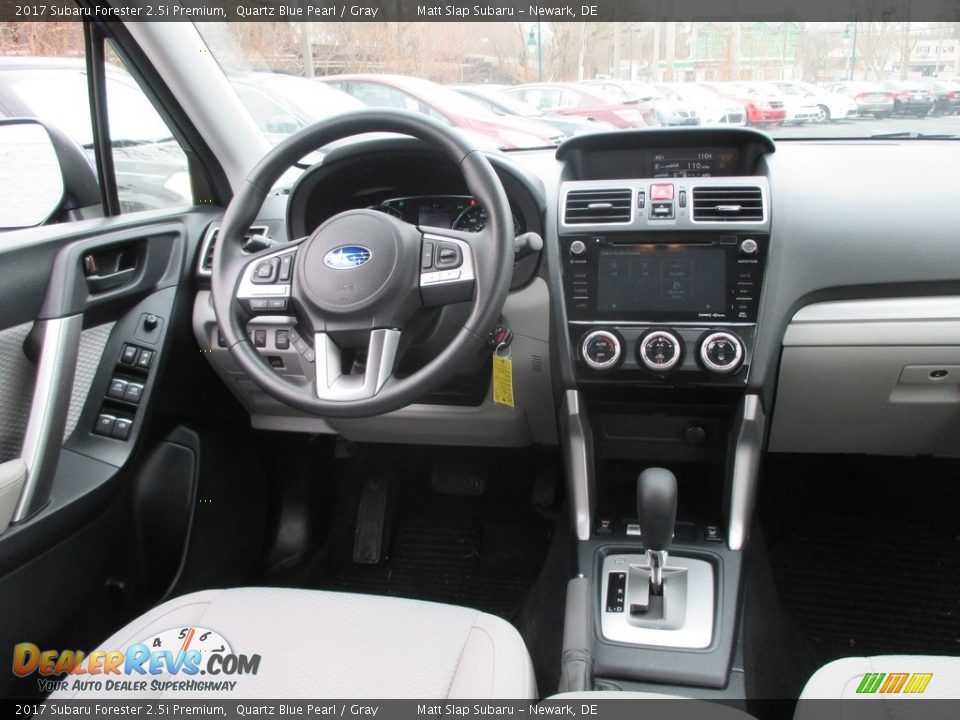 2017 Subaru Forester 2.5i Premium Quartz Blue Pearl / Gray Photo #10
