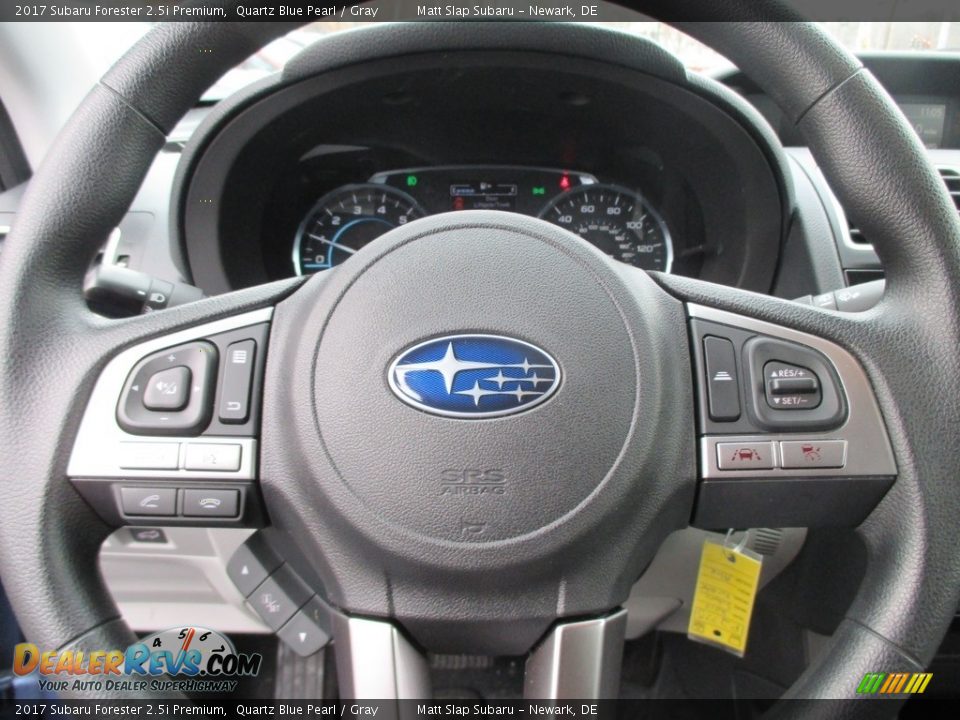 2017 Subaru Forester 2.5i Premium Quartz Blue Pearl / Gray Photo #11