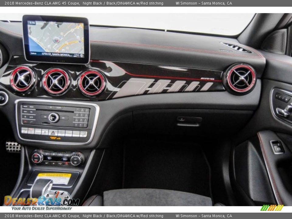 Dashboard of 2018 Mercedes-Benz CLA AMG 45 Coupe Photo #29