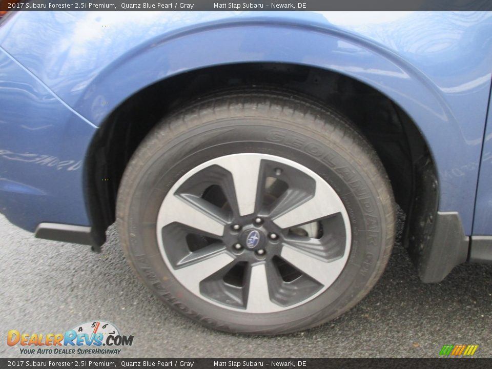 2017 Subaru Forester 2.5i Premium Quartz Blue Pearl / Gray Photo #23