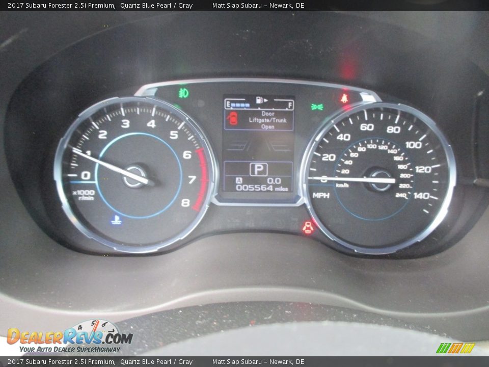 2017 Subaru Forester 2.5i Premium Quartz Blue Pearl / Gray Photo #28