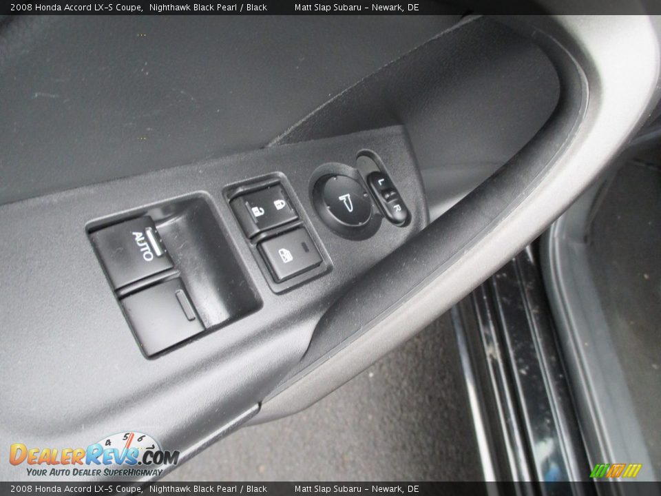 2008 Honda Accord LX-S Coupe Nighthawk Black Pearl / Black Photo #14