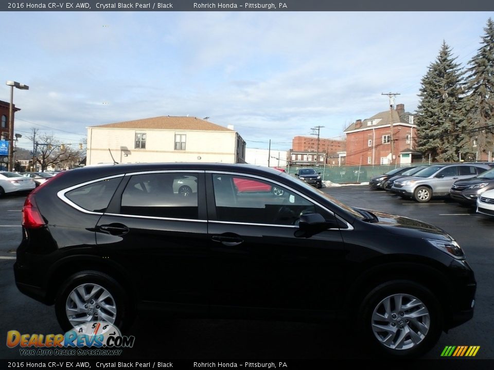 2016 Honda CR-V EX AWD Crystal Black Pearl / Black Photo #2