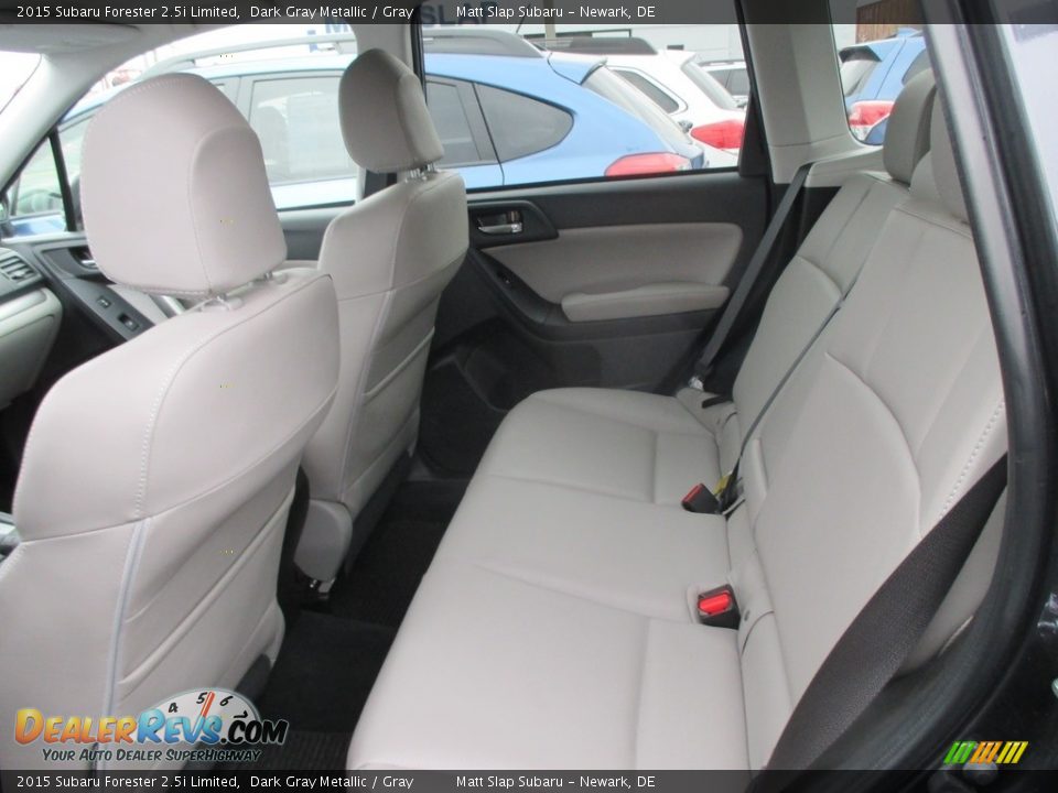 2015 Subaru Forester 2.5i Limited Dark Gray Metallic / Gray Photo #5