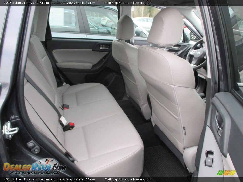 2015 Subaru Forester 2.5i Limited Dark Gray Metallic / Gray Photo #6