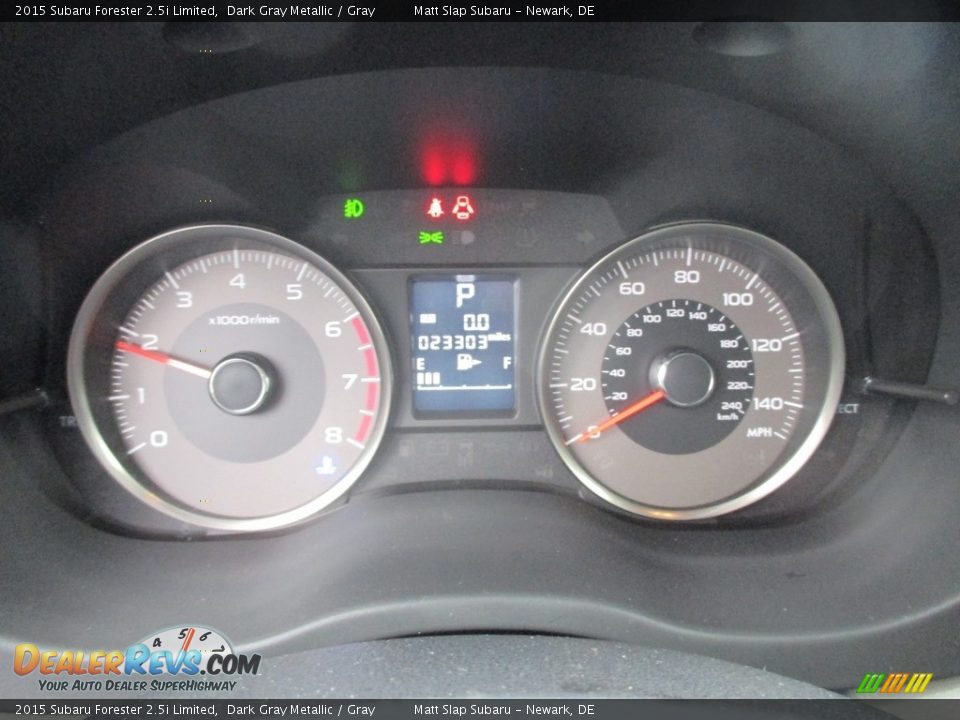 2015 Subaru Forester 2.5i Limited Dark Gray Metallic / Gray Photo #14