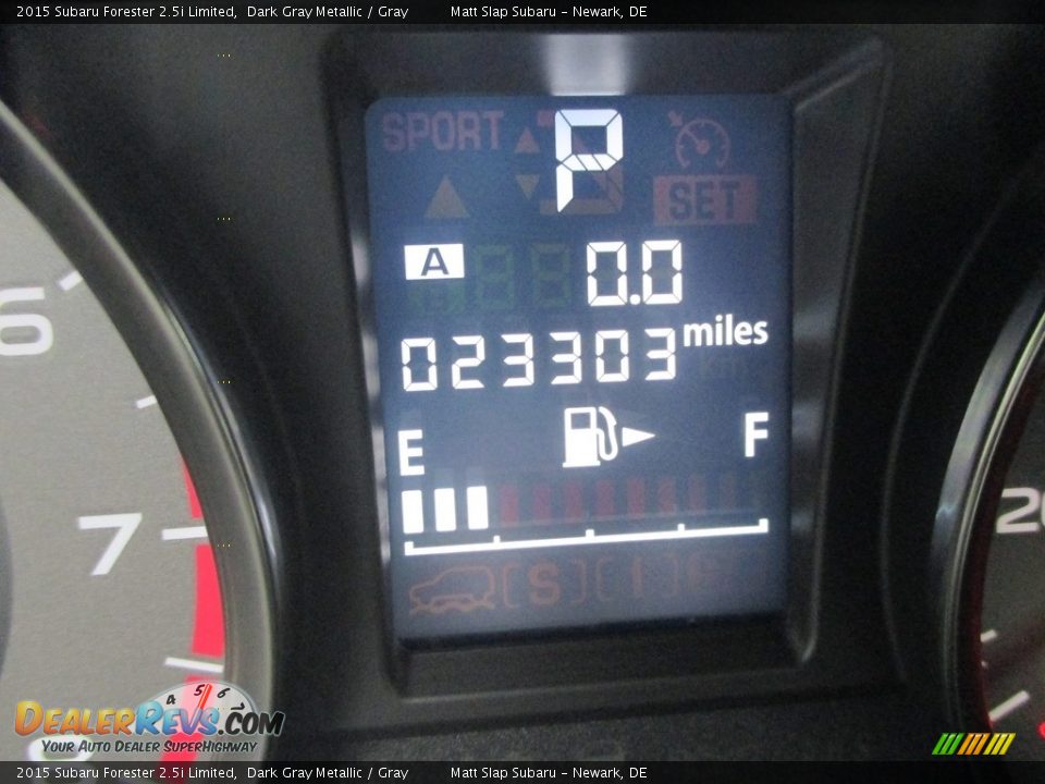 2015 Subaru Forester 2.5i Limited Dark Gray Metallic / Gray Photo #15