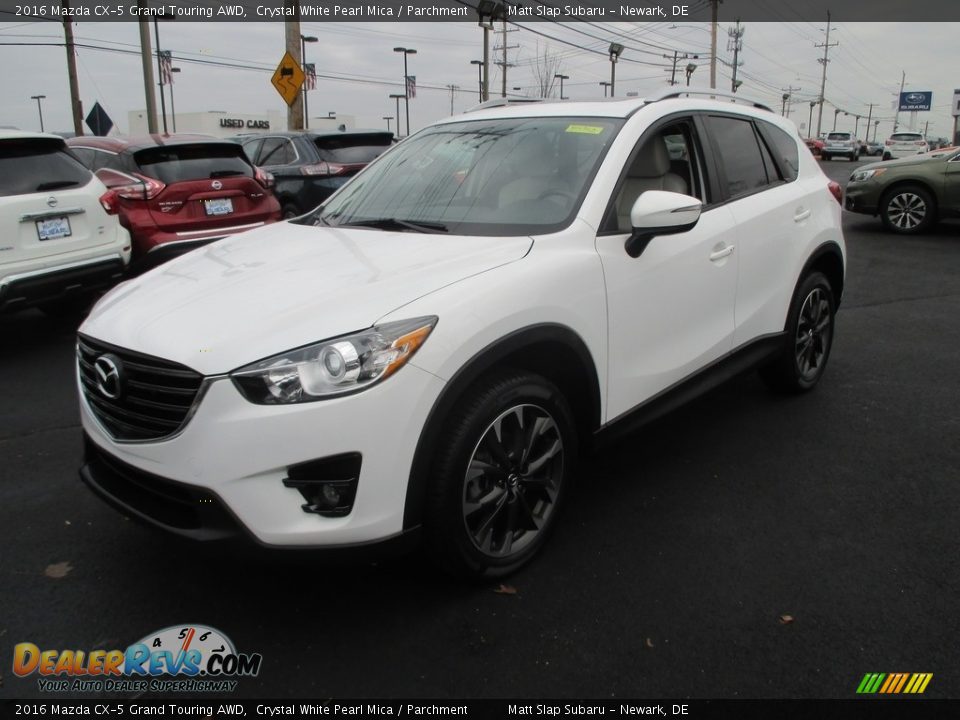 2016 Mazda CX-5 Grand Touring AWD Crystal White Pearl Mica / Parchment Photo #2