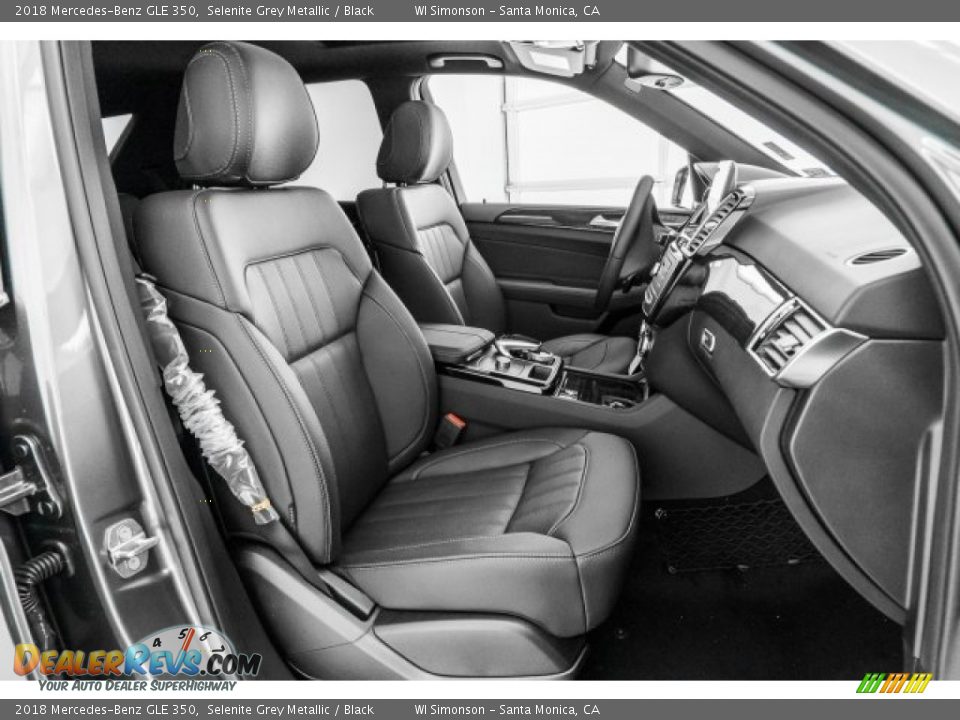 2018 Mercedes-Benz GLE 350 Selenite Grey Metallic / Black Photo #2