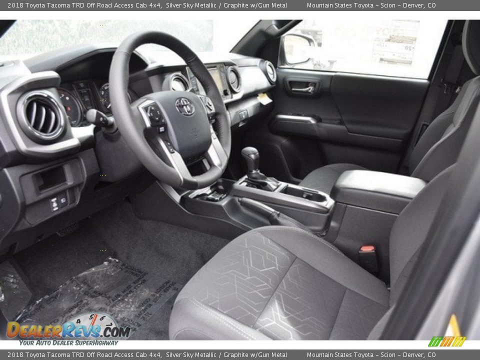 2018 Toyota Tacoma TRD Off Road Access Cab 4x4 Silver Sky Metallic / Graphite w/Gun Metal Photo #5