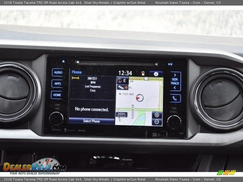 2018 Toyota Tacoma TRD Off Road Access Cab 4x4 Silver Sky Metallic / Graphite w/Gun Metal Photo #6