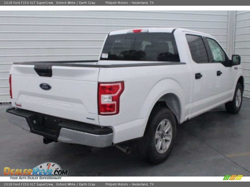 2018 Ford F150 XLT SuperCrew Oxford White / Earth Gray Photo #10