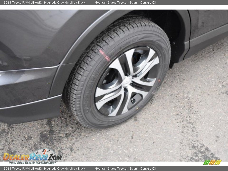 2018 Toyota RAV4 LE AWD Magnetic Gray Metallic / Black Photo #9