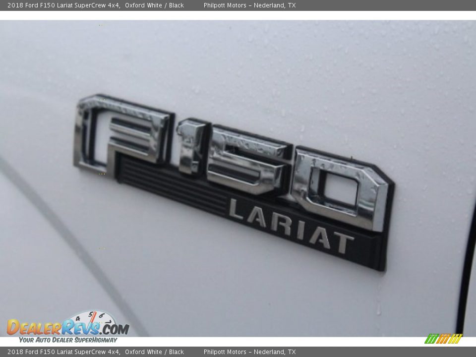 2018 Ford F150 Lariat SuperCrew 4x4 Oxford White / Black Photo #7