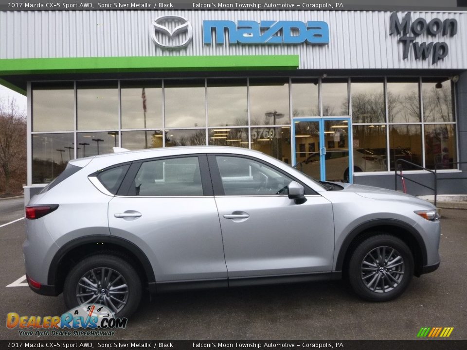 2017 Mazda CX-5 Sport AWD Sonic Silver Metallic / Black Photo #1