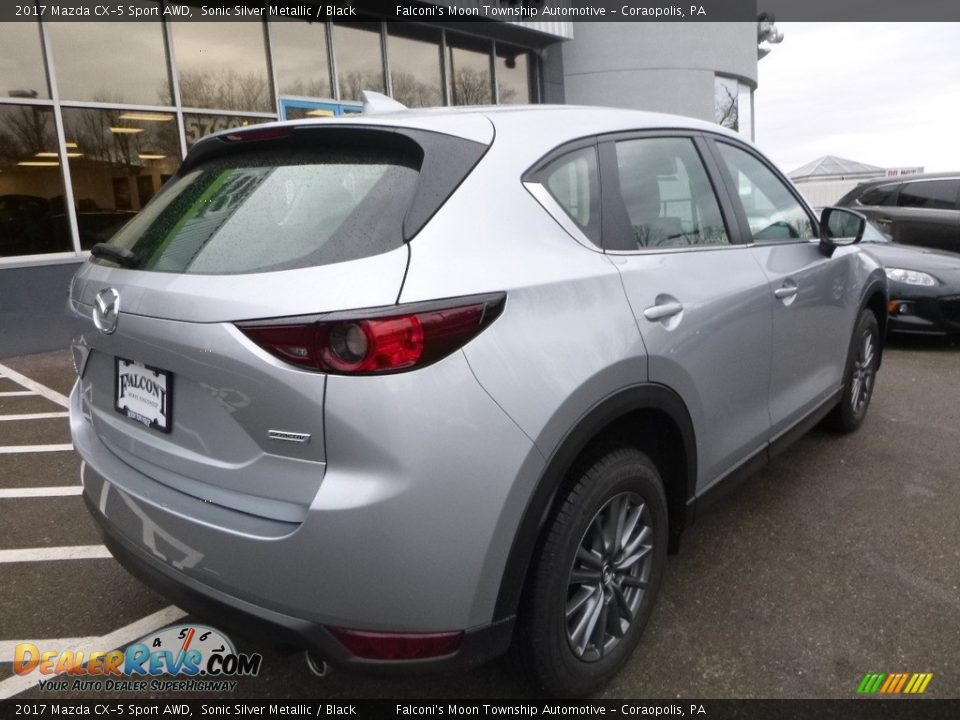2017 Mazda CX-5 Sport AWD Sonic Silver Metallic / Black Photo #2