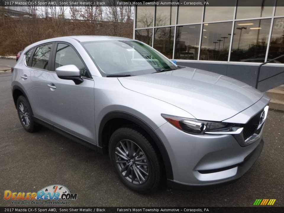 2017 Mazda CX-5 Sport AWD Sonic Silver Metallic / Black Photo #3