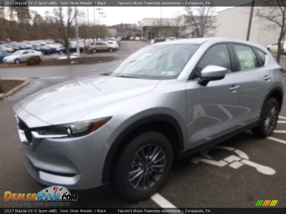 2017 Mazda CX-5 Sport AWD Sonic Silver Metallic / Black Photo #5