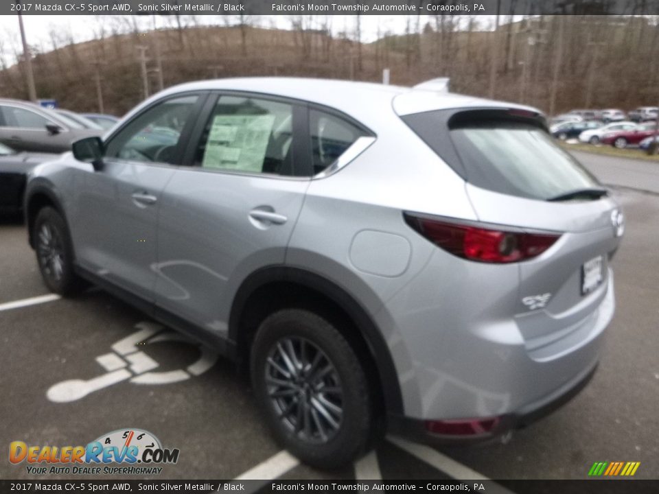 2017 Mazda CX-5 Sport AWD Sonic Silver Metallic / Black Photo #6