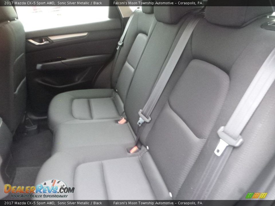2017 Mazda CX-5 Sport AWD Sonic Silver Metallic / Black Photo #8