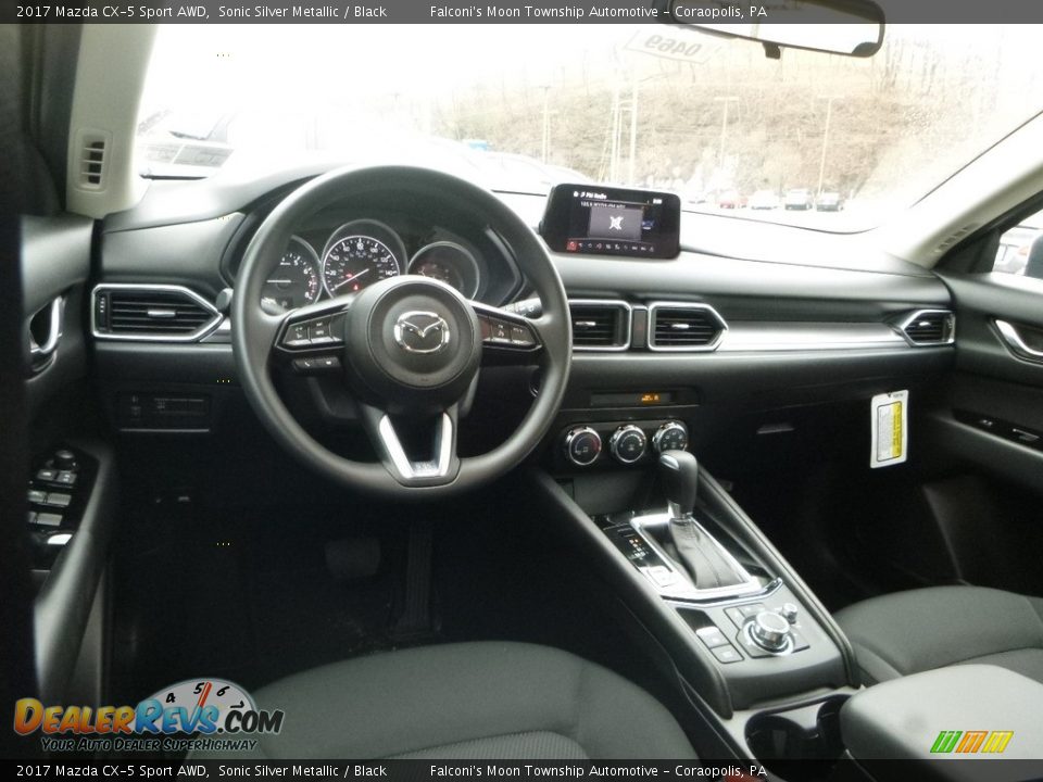 2017 Mazda CX-5 Sport AWD Sonic Silver Metallic / Black Photo #9