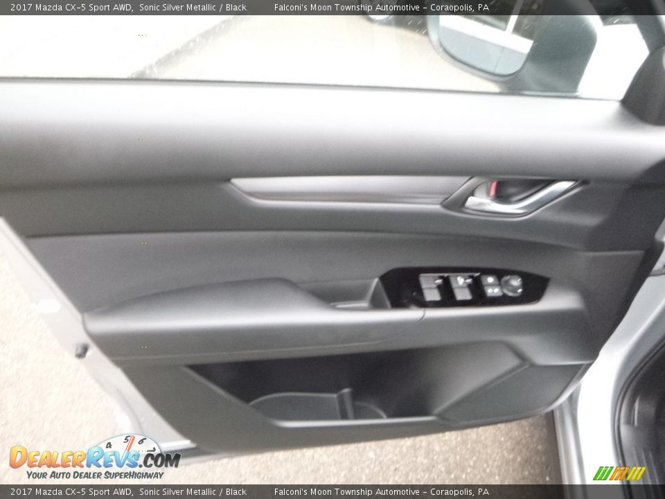 2017 Mazda CX-5 Sport AWD Sonic Silver Metallic / Black Photo #10