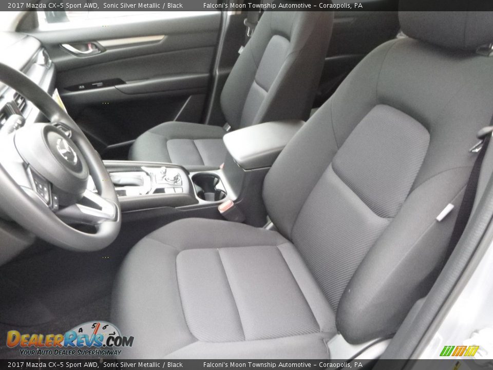 2017 Mazda CX-5 Sport AWD Sonic Silver Metallic / Black Photo #11