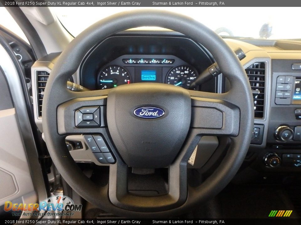 2018 Ford F250 Super Duty XL Regular Cab 4x4 Steering Wheel Photo #13