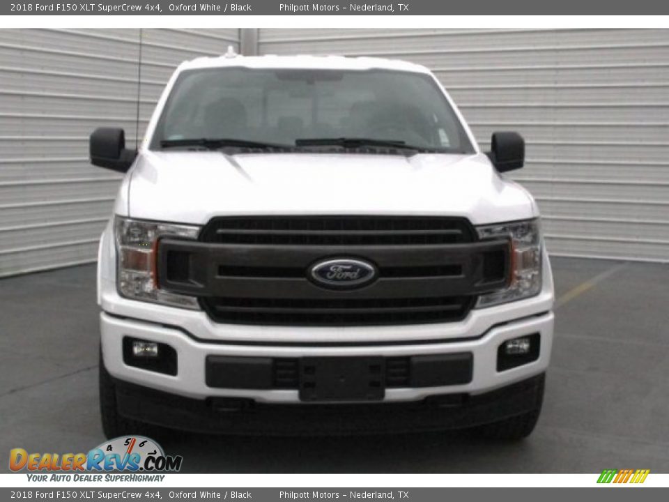 2018 Ford F150 XLT SuperCrew 4x4 Oxford White / Black Photo #2