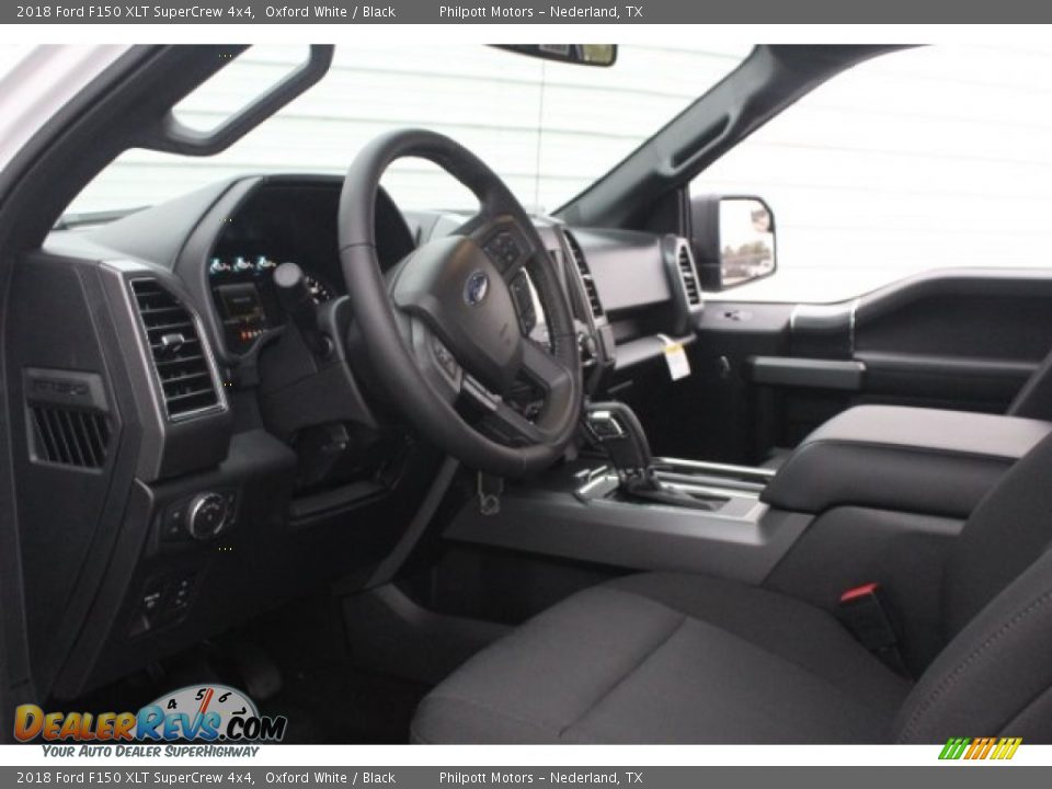 2018 Ford F150 XLT SuperCrew 4x4 Oxford White / Black Photo #12