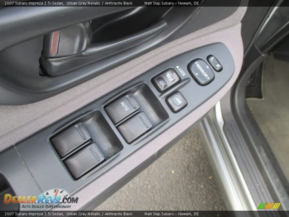 2007 Subaru Impreza 2.5i Sedan Urban Gray Metallic / Anthracite Black Photo #14