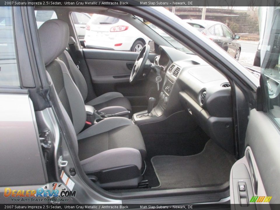 2007 Subaru Impreza 2.5i Sedan Urban Gray Metallic / Anthracite Black Photo #17