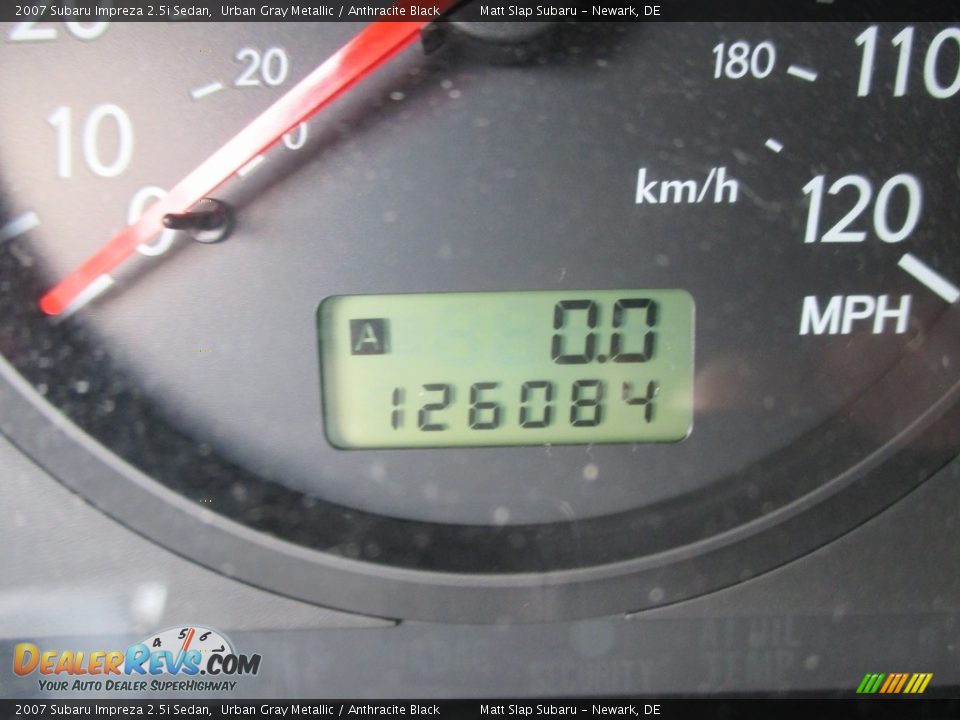 2007 Subaru Impreza 2.5i Sedan Urban Gray Metallic / Anthracite Black Photo #29