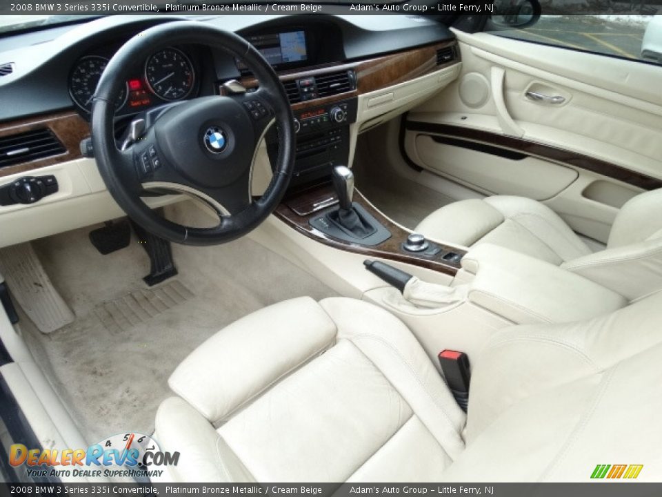 2008 BMW 3 Series 335i Convertible Platinum Bronze Metallic / Cream Beige Photo #10