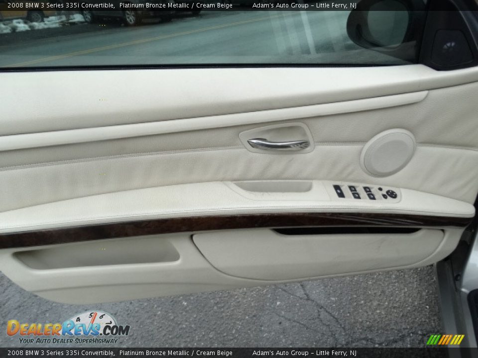 2008 BMW 3 Series 335i Convertible Platinum Bronze Metallic / Cream Beige Photo #13