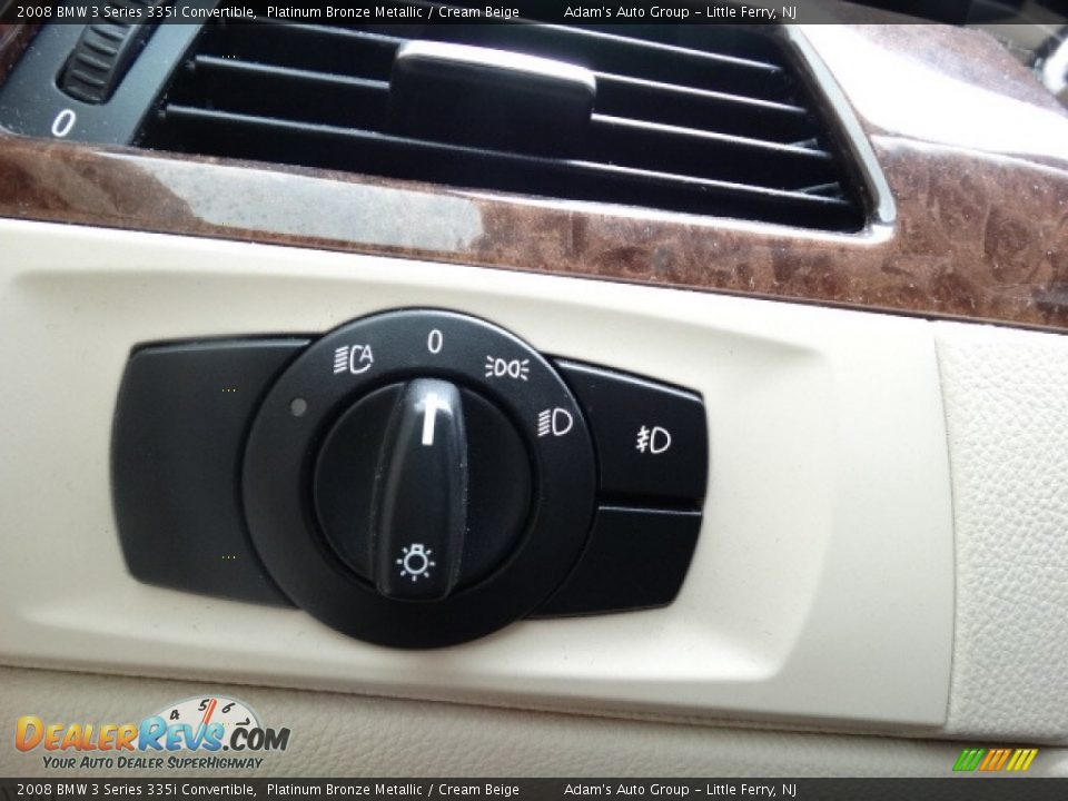 2008 BMW 3 Series 335i Convertible Platinum Bronze Metallic / Cream Beige Photo #14