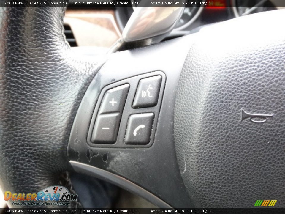 2008 BMW 3 Series 335i Convertible Platinum Bronze Metallic / Cream Beige Photo #16