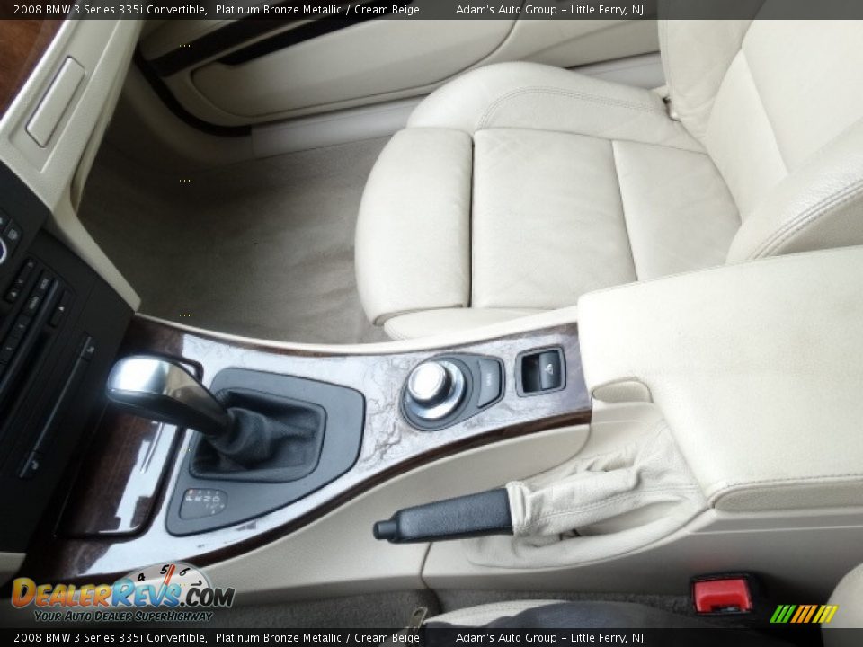 2008 BMW 3 Series 335i Convertible Platinum Bronze Metallic / Cream Beige Photo #24